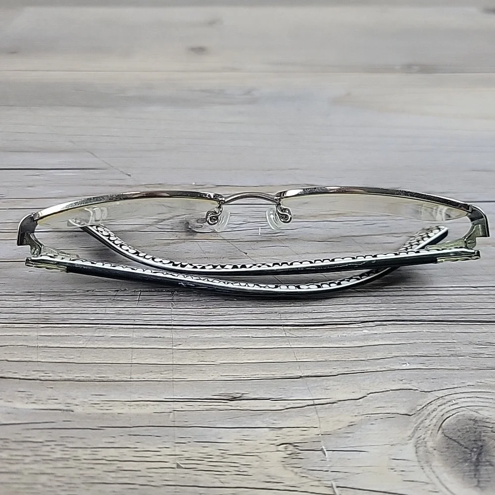 Coach Eyeglass Frames HC 5027B Cecily 9081 Drk Silver Black Rectangle 52[]17 135
